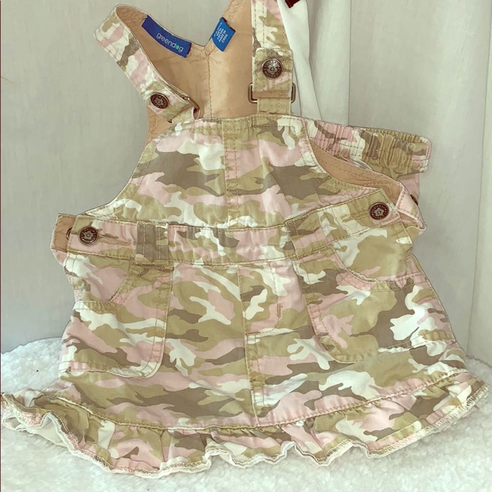 Infant overall dress w bloomers